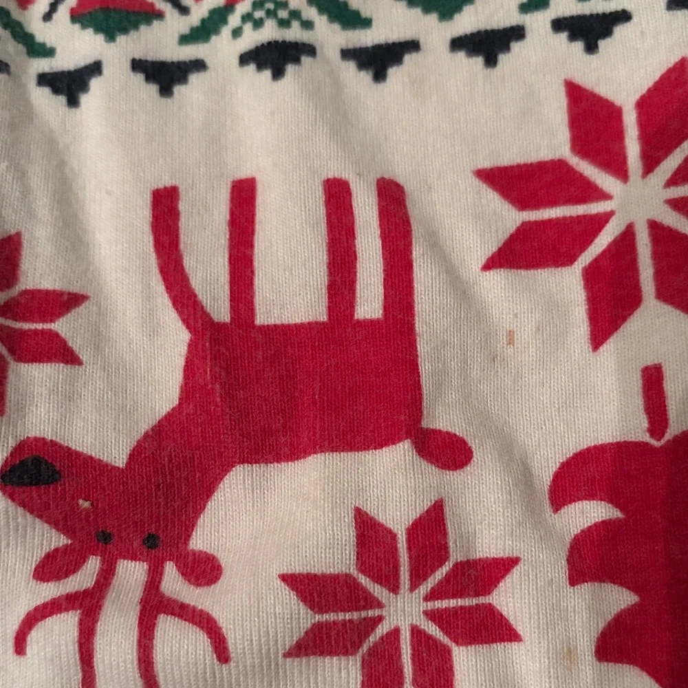 Hanna Andersson Dear Deer Red HannaJams Unisex Pajama Set